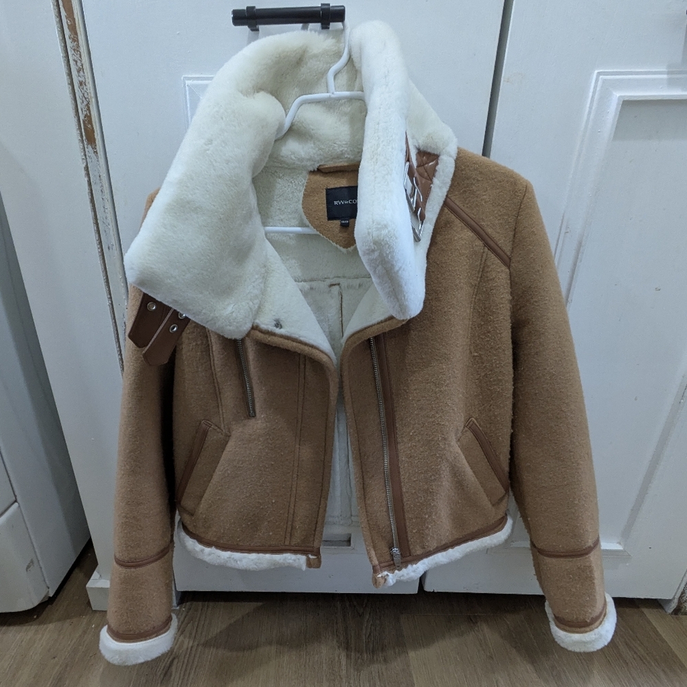 Tan Shearling Jacket